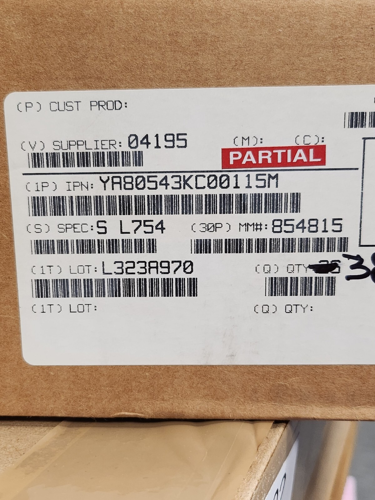 NEW INTEL ITANIUM 2 1.0GHz/400/1.5MB YA80543KC0115M SL754 SOCKET 611 LV DP