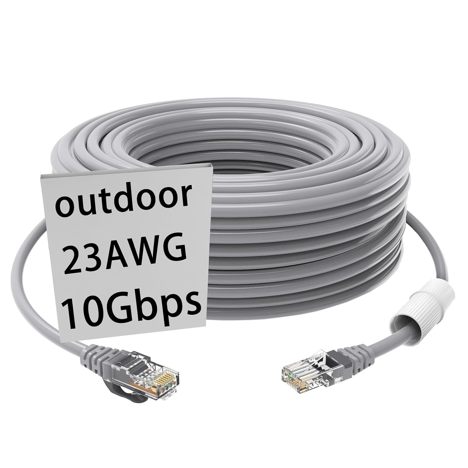 25 ft Cat 6 Heavy Duty Ethernet Cable – High-Speed & Weatherproof Technology