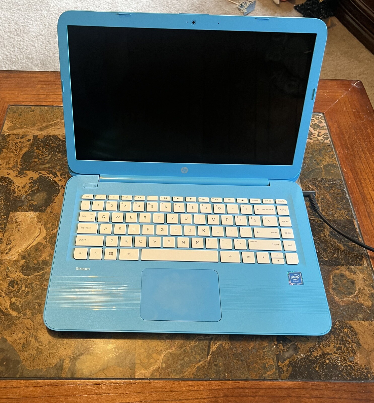 (Cracked Screen) HP Stream Laptop 14-ax0xx Win 10 Intel Celeron