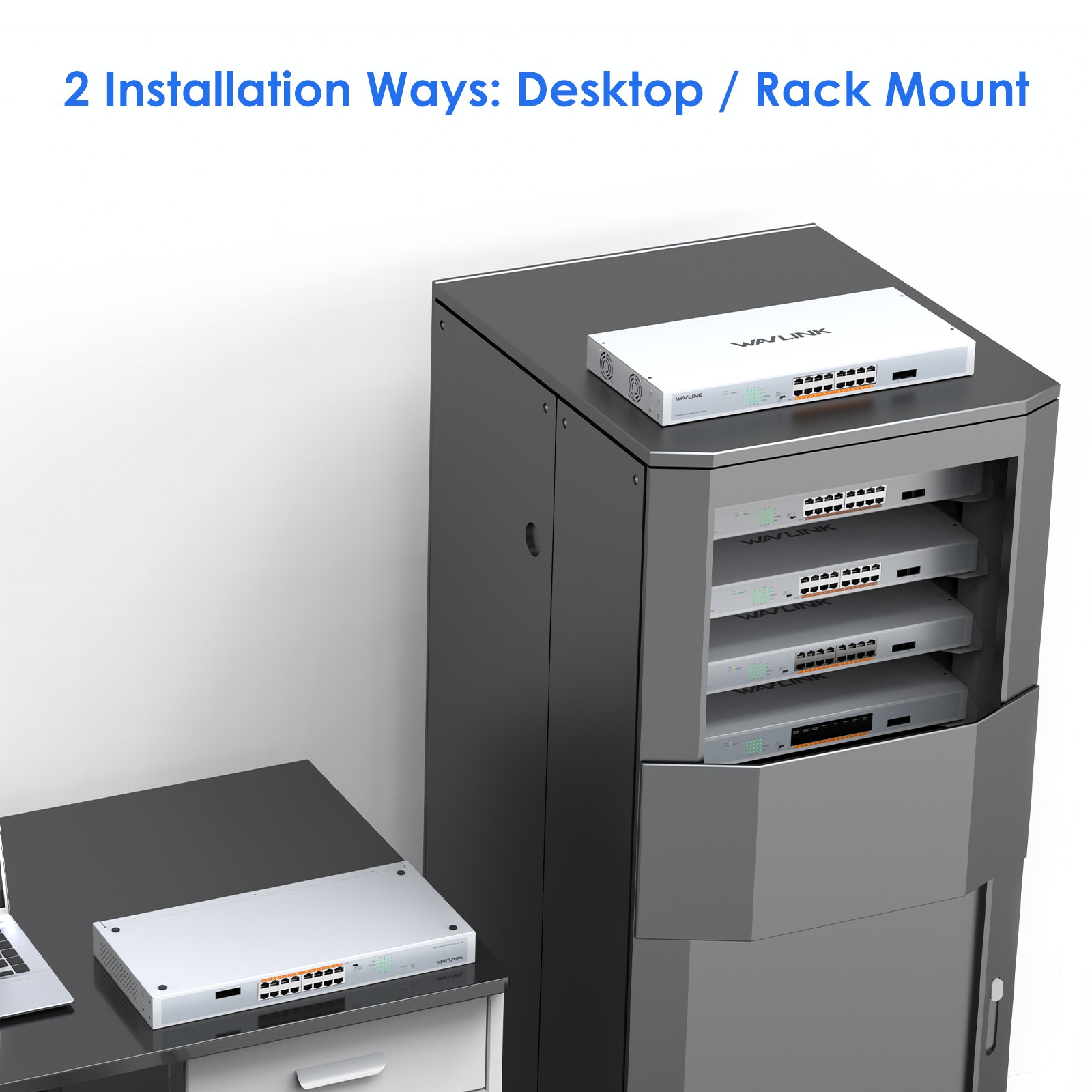 18-Port Full Gigabit Network Switch with 16 PoE+@250W 2x SFP Uplink Gigabit Port