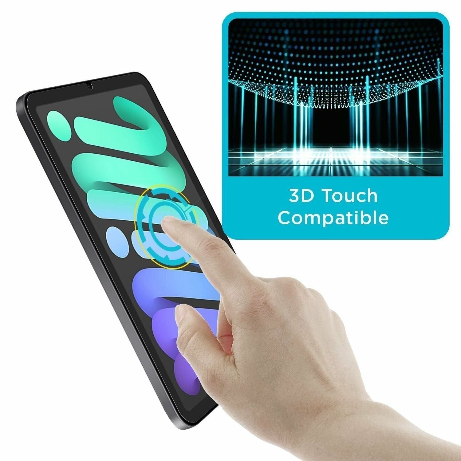 Tech Armor Anti-Glare Film Screen Protector Apple iPad Mini 6 2021 – 3 Pack
