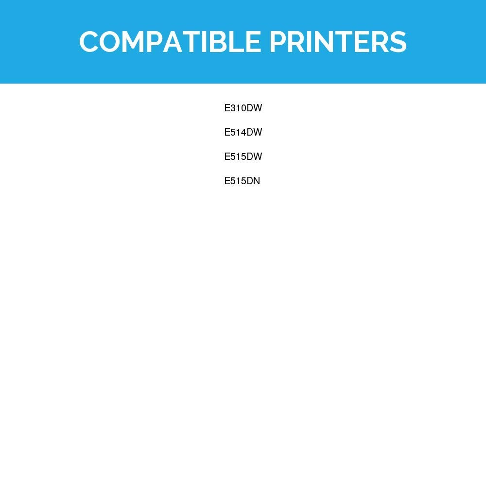 LD Compatible for Dell 593-BBKC / CVXGF Black Toner Cartridge E310dw E514dw E515