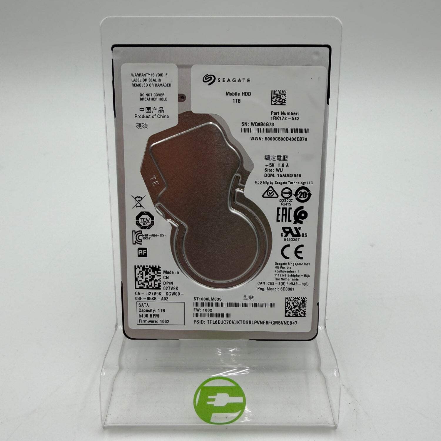 Seagate 2.5″ Mobile HDD 1TB SATA III 6Gbps SSD 1RK172-146
