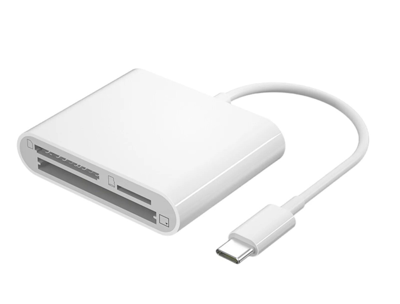 CF SD Card Reader USB Compact Flash Card Reader 3-Slot Memory Card – A0048