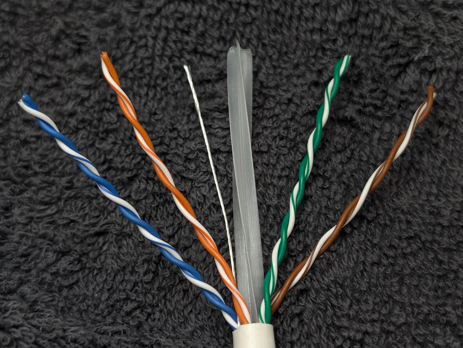 Amphenol Cat 6A UTP 100ft Solid Copper Ethernet Cable 4x 23AWG Pro Quality CMX