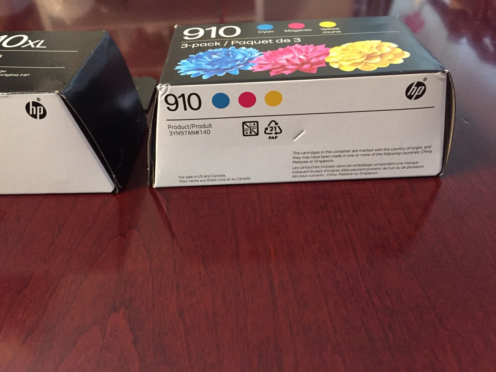 NEW – HP 910XL Black & 910 3-pack Cyan/Magenta/Yellow Original Ink Sept Oct 2027