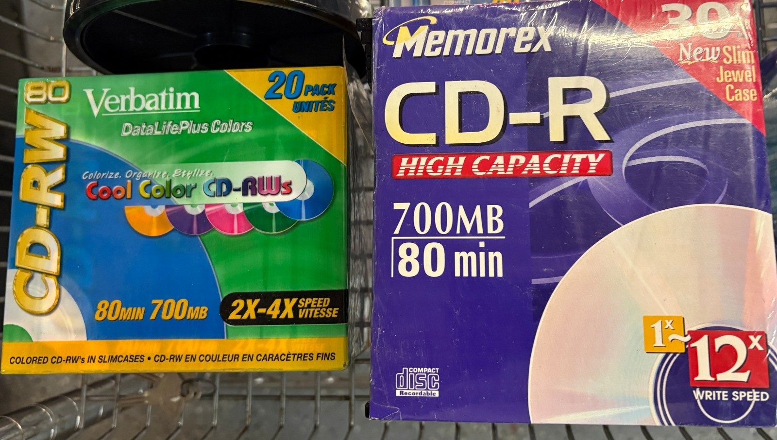 Lot of 500 NEW Verbatim & Memorex CD-R 700MB 80 Min 52x Blank Discs