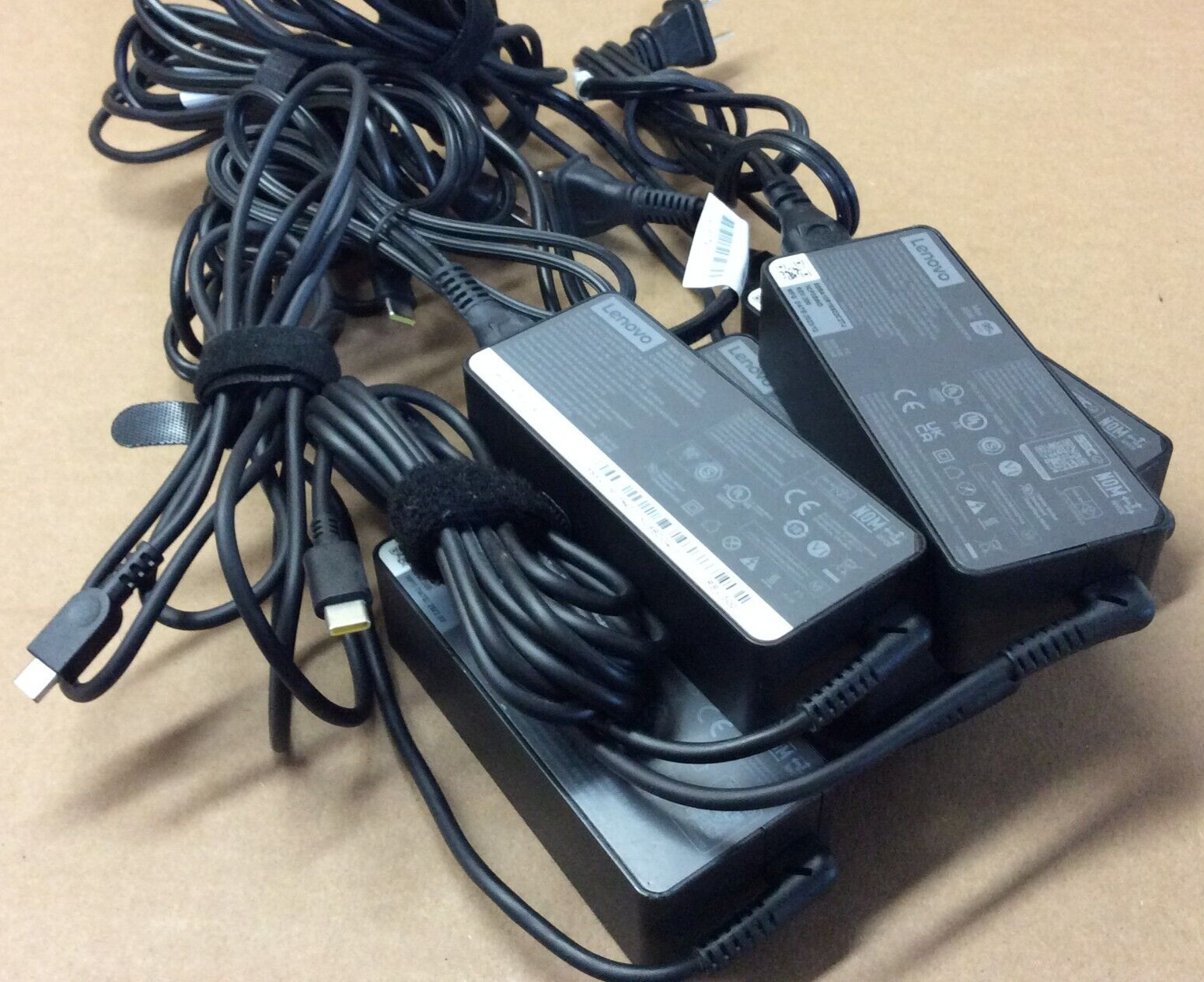 Lot of 25 ~OEM Lenovo 65W USB-C AC Charger Adapter Laptop T480 T570 T580 X280 X1