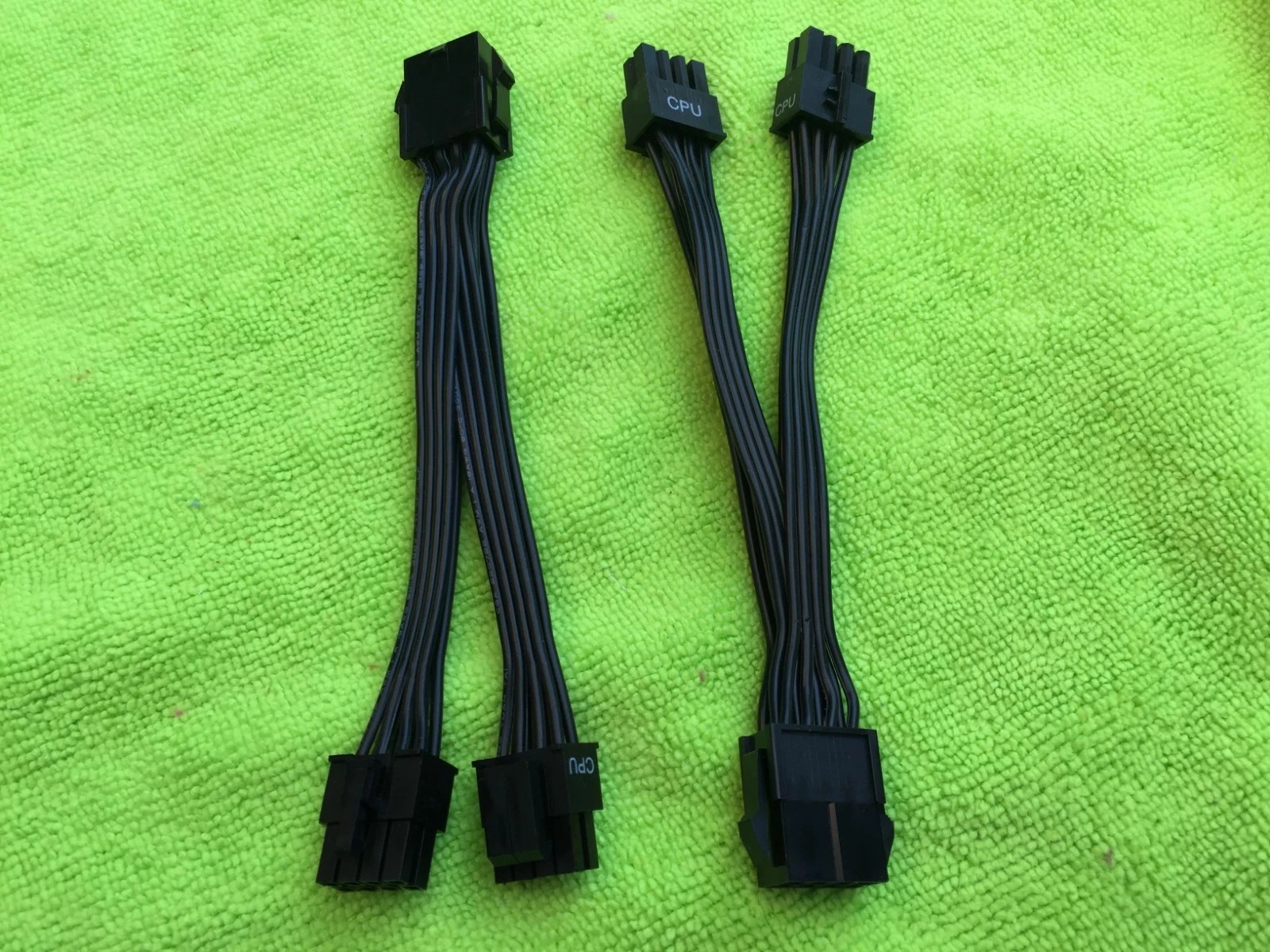 SEASONIC 8 PIN FEMALE TO dual 8 pin CPU Adapter Power Supply Cable ,ORIGINAL