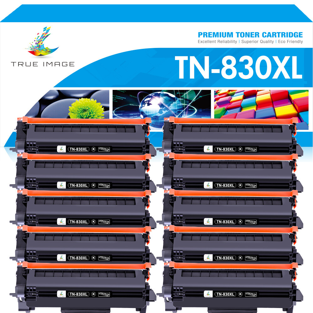 TN830 TN830XL Toner Cartridge for Brother HL-L2460DW HL-L2405W MFC-L2820DW LOT