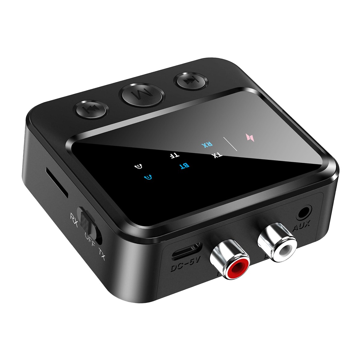Bluetooth 5.4 Stereo Audio Receiver Transmitter AUX USB HD Music to RCA Adapter~