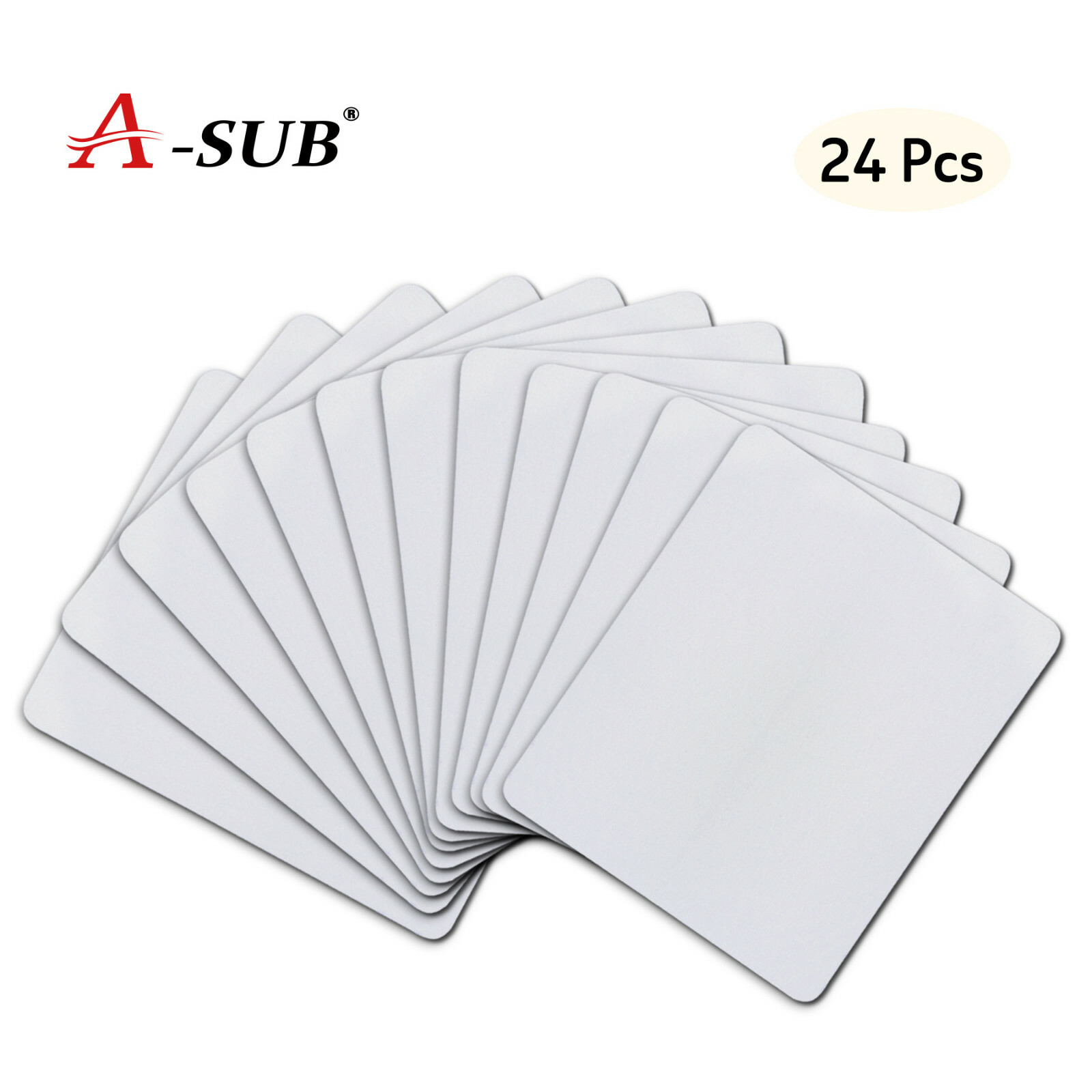 A-SUB Sublimation Blanks, 24PK Large Extended Gaming Mouse Pads 9.4″x7.9″x0.08″