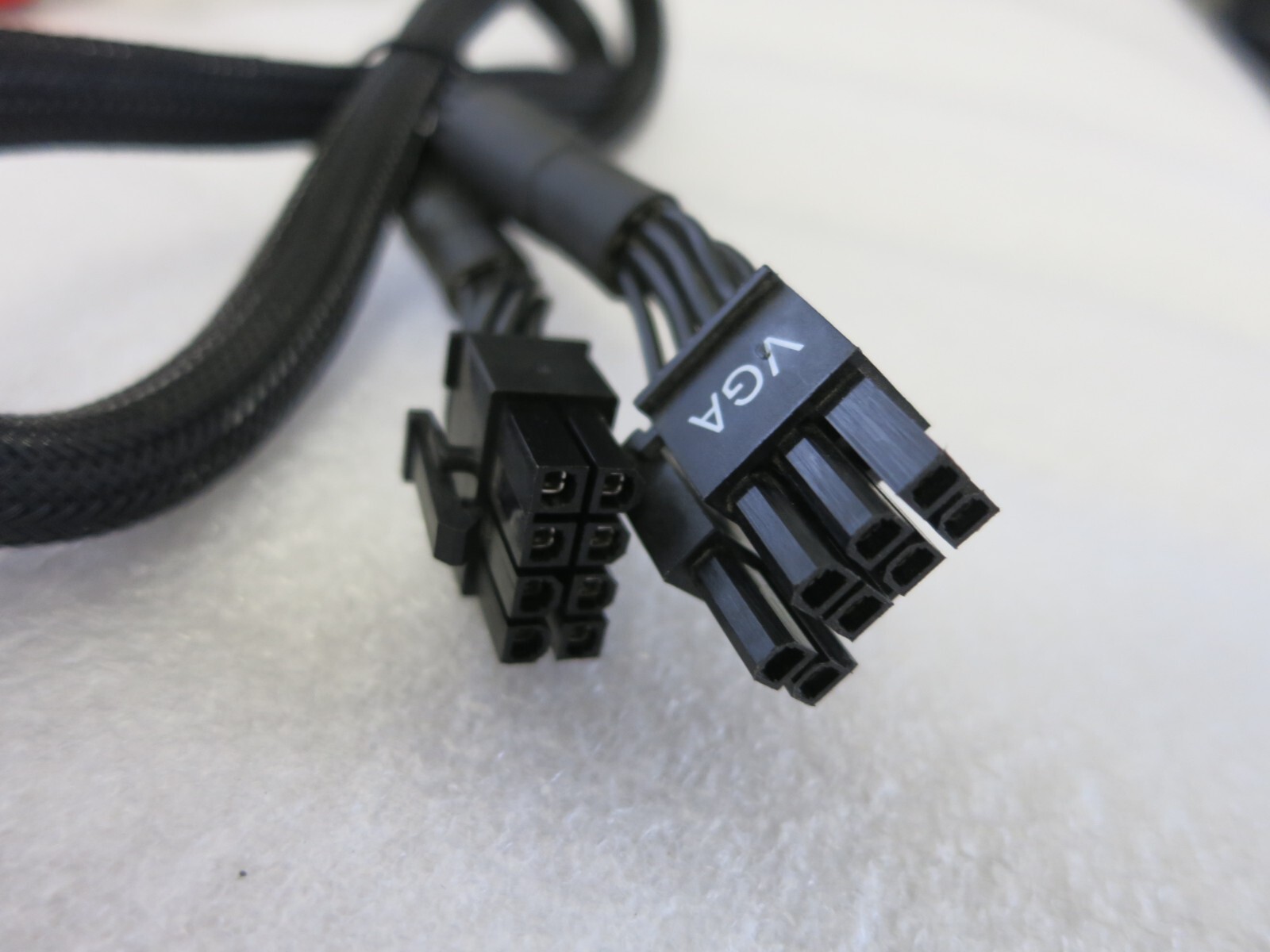 *NEW* EVGA 8 PIN TO 8 PIN (6+2) PCI EXPRESS VGA Power Cable BRAIDED SLEEVED