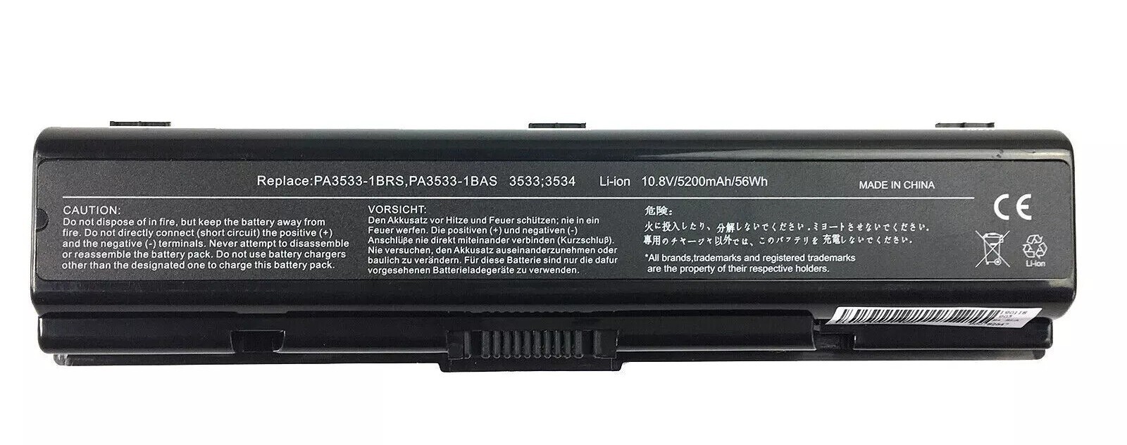 5200mAh Battery For Toshiba PA3534U-1BAS PA3535U-1BRS PA3534U-1BRS PA3535U-1BAS