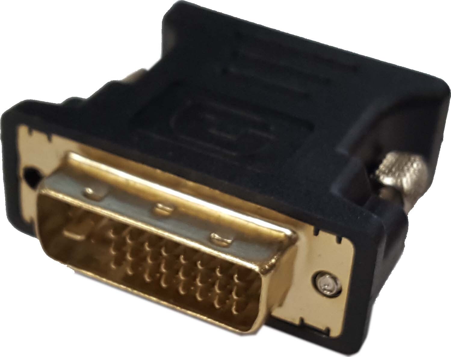 Adapter Video DVI 24 +5 29 Pin DVI-I Male VGA D-Sub HD 15 Pin HD15 Female
