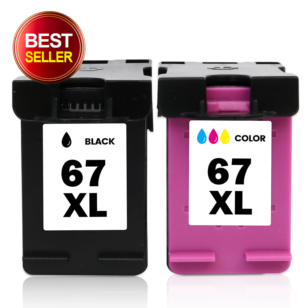 67-XL Ink Cartridges for HP 67XL For deskjet 2700e 2720e Envy 6000e 6055 Printer