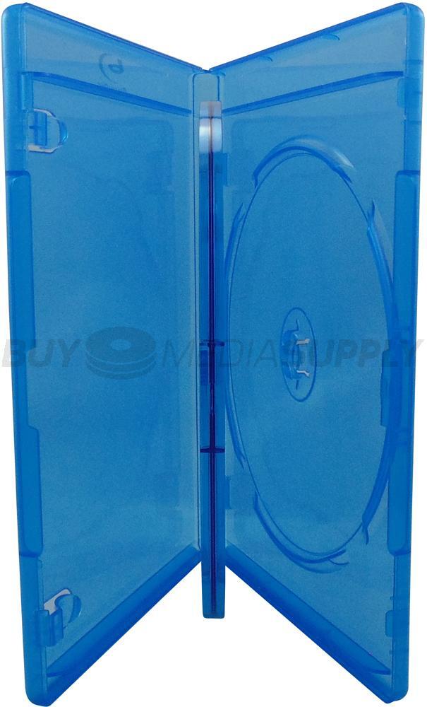 12mm Standard Blu-Ray 3 Discs DVD Case Lot