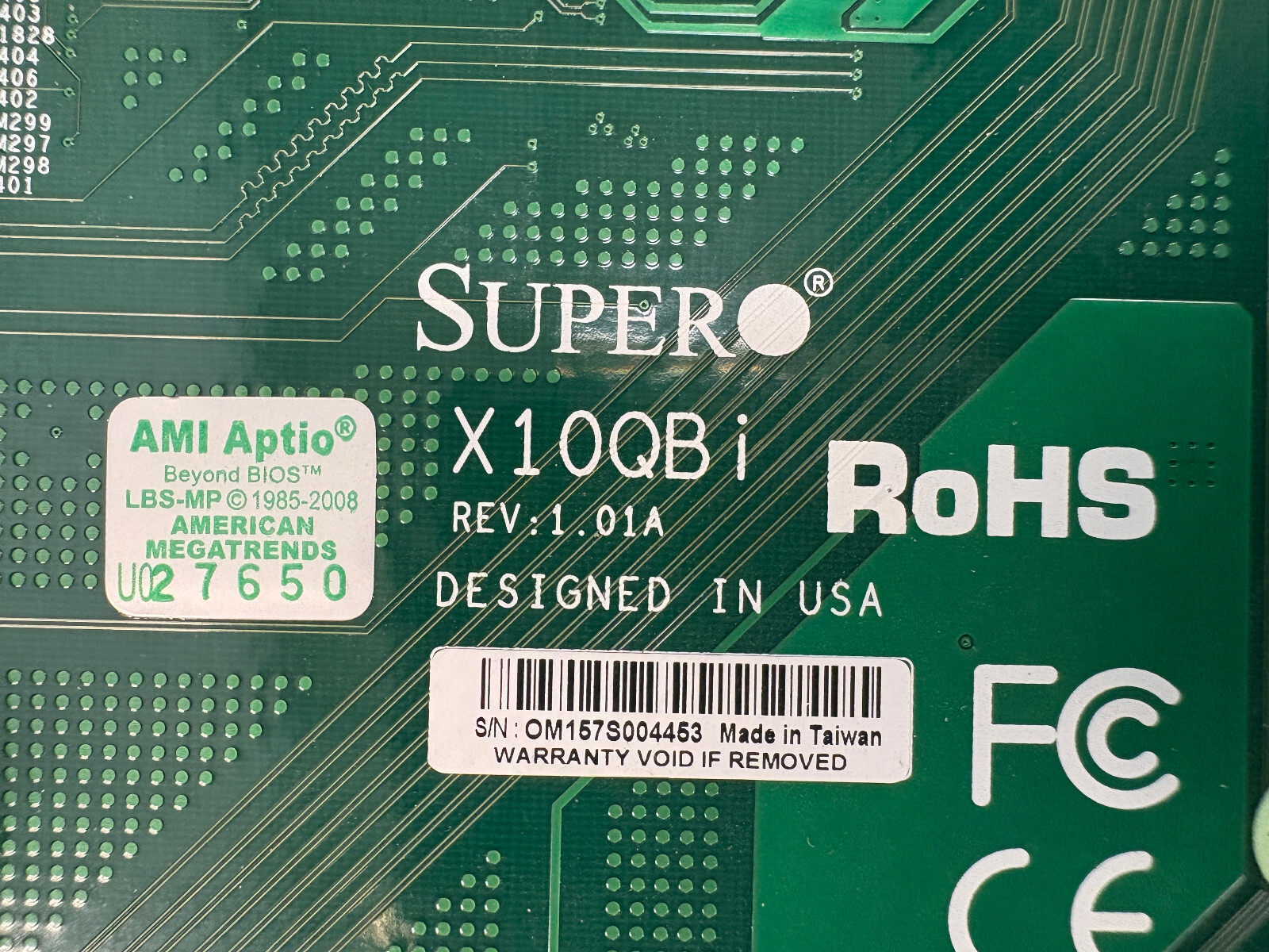Supermicro X10QBi Quad CPU Socket R1 (LGA 2011) Motherboard w 4x Intel E7-4850