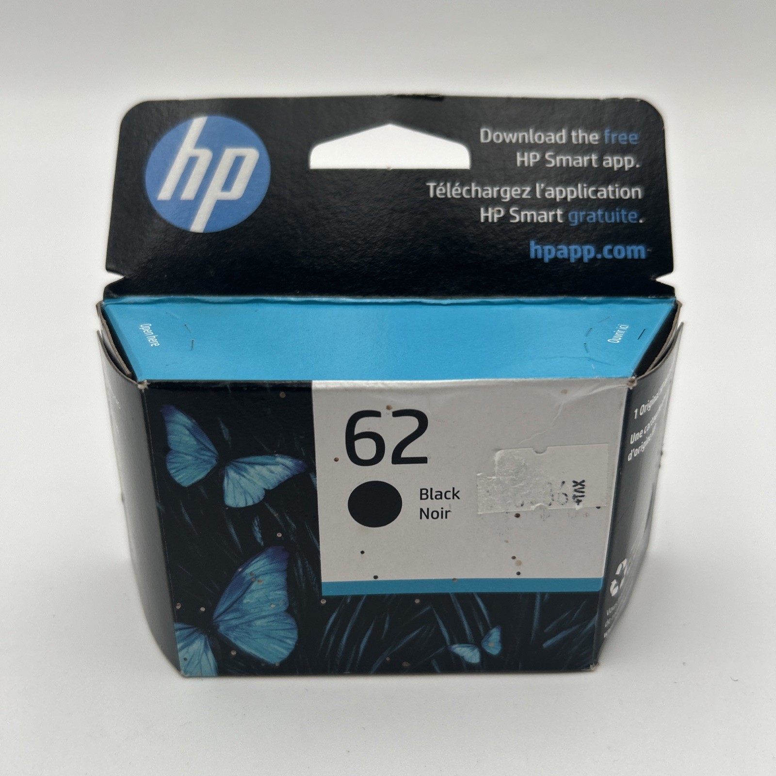 Genuine HP 62 Combo 2 PACK Black Tri-Color Ink Cartridges OEM Exp 08/23 & 05/24