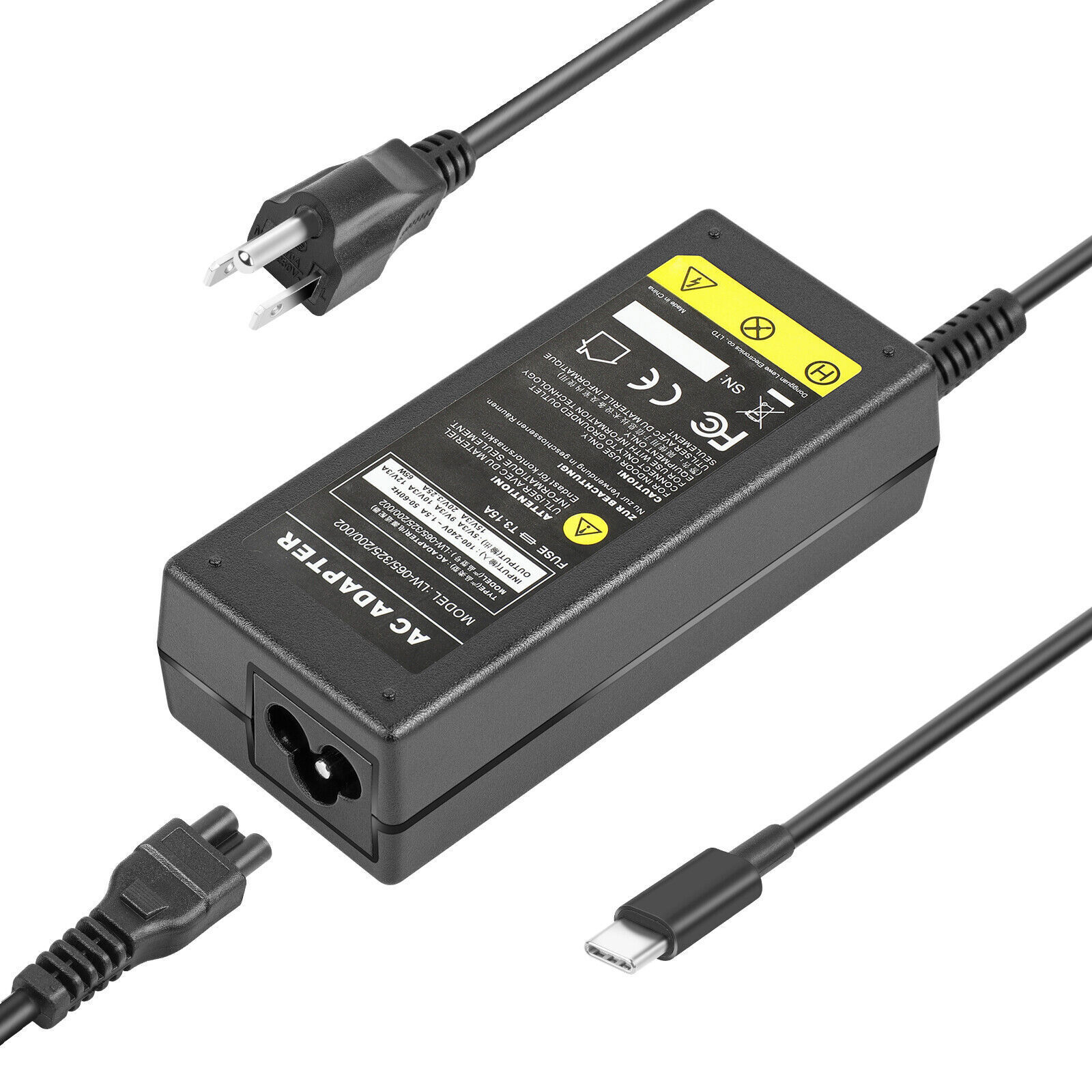 LOT Type-C USB-C Laptop Charger for HP Chromebook Lenovo Dell Samsung Switch
