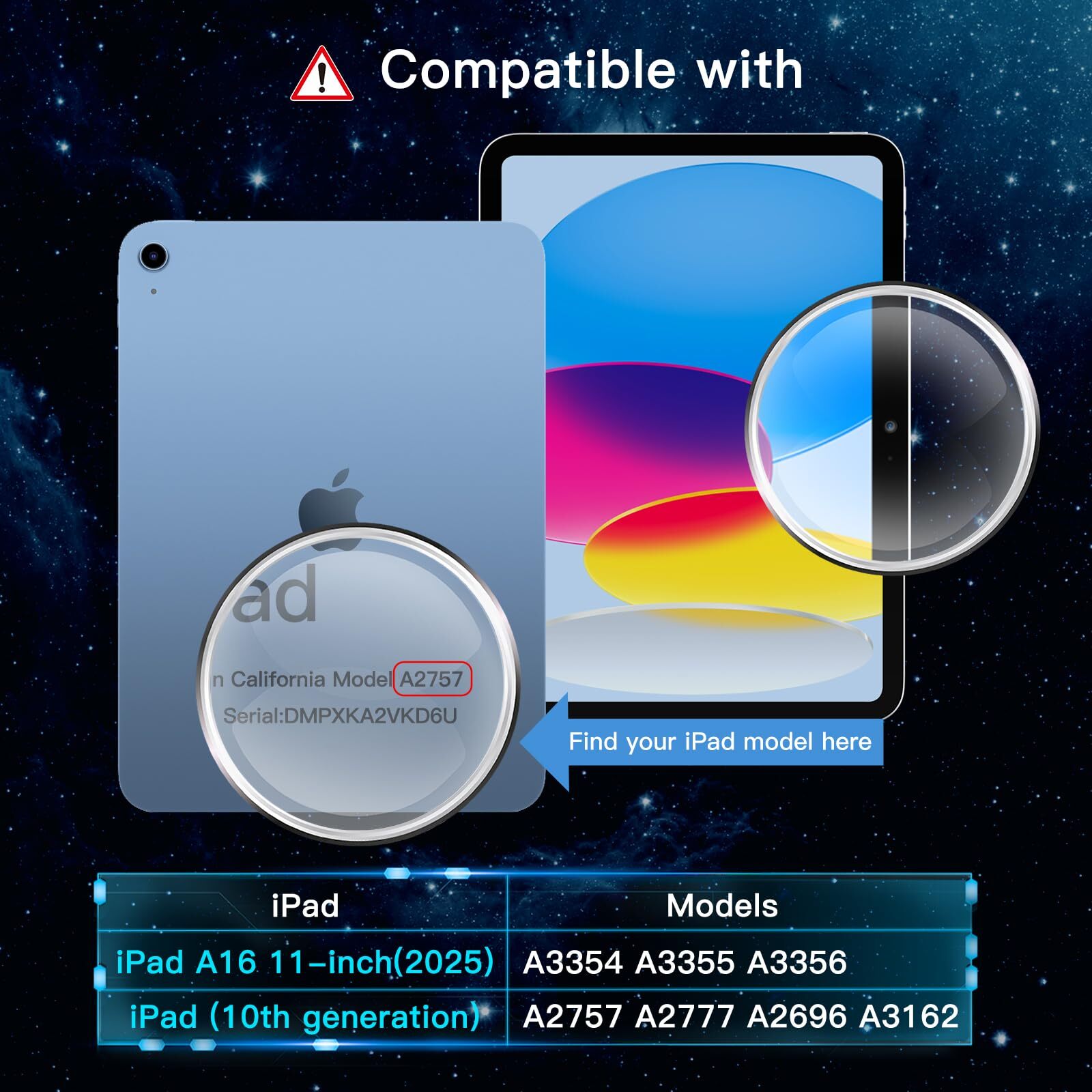 JETech Screen Protector for iPad 10 (10.9-Inch, 2022 Model), 2-Pack