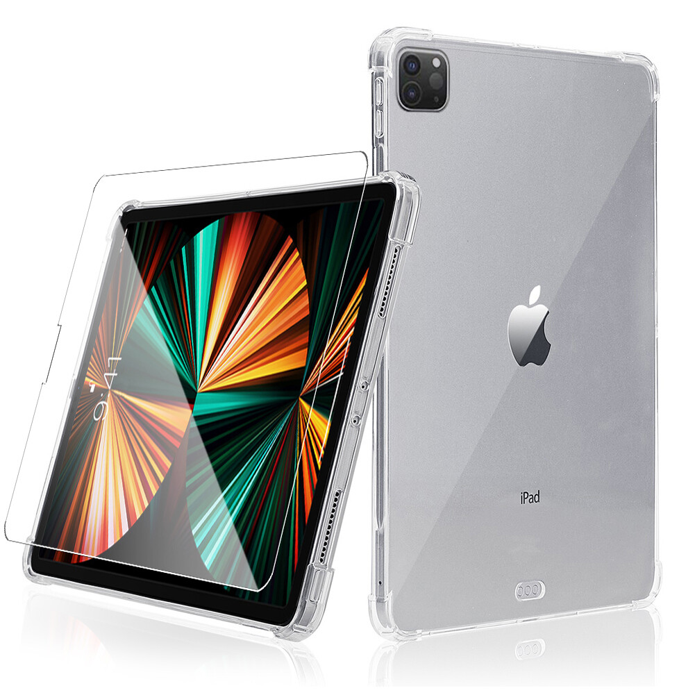 Protective Back Cover for iPad Pro 11-inch 2nd Case 2020, Transparent & Flexible