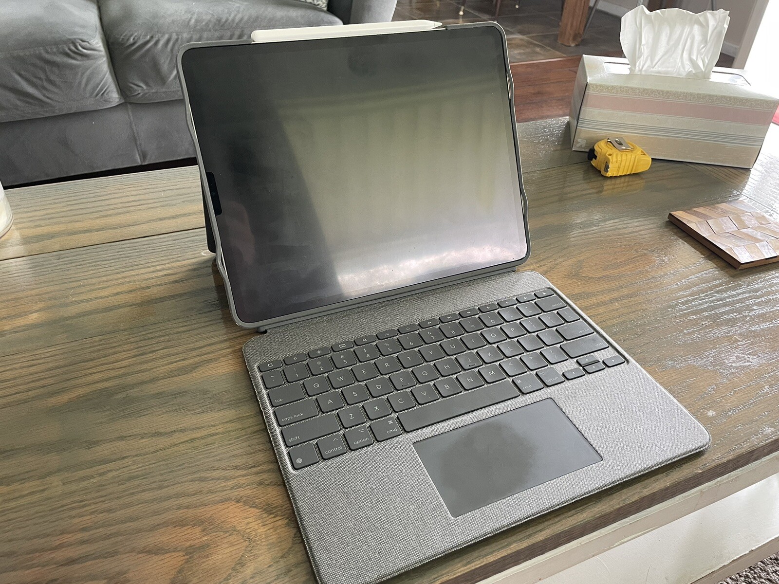 Logitech Combo Touch Keyboard Case for 12.9″ Apple iPad Pro 5th Gen.