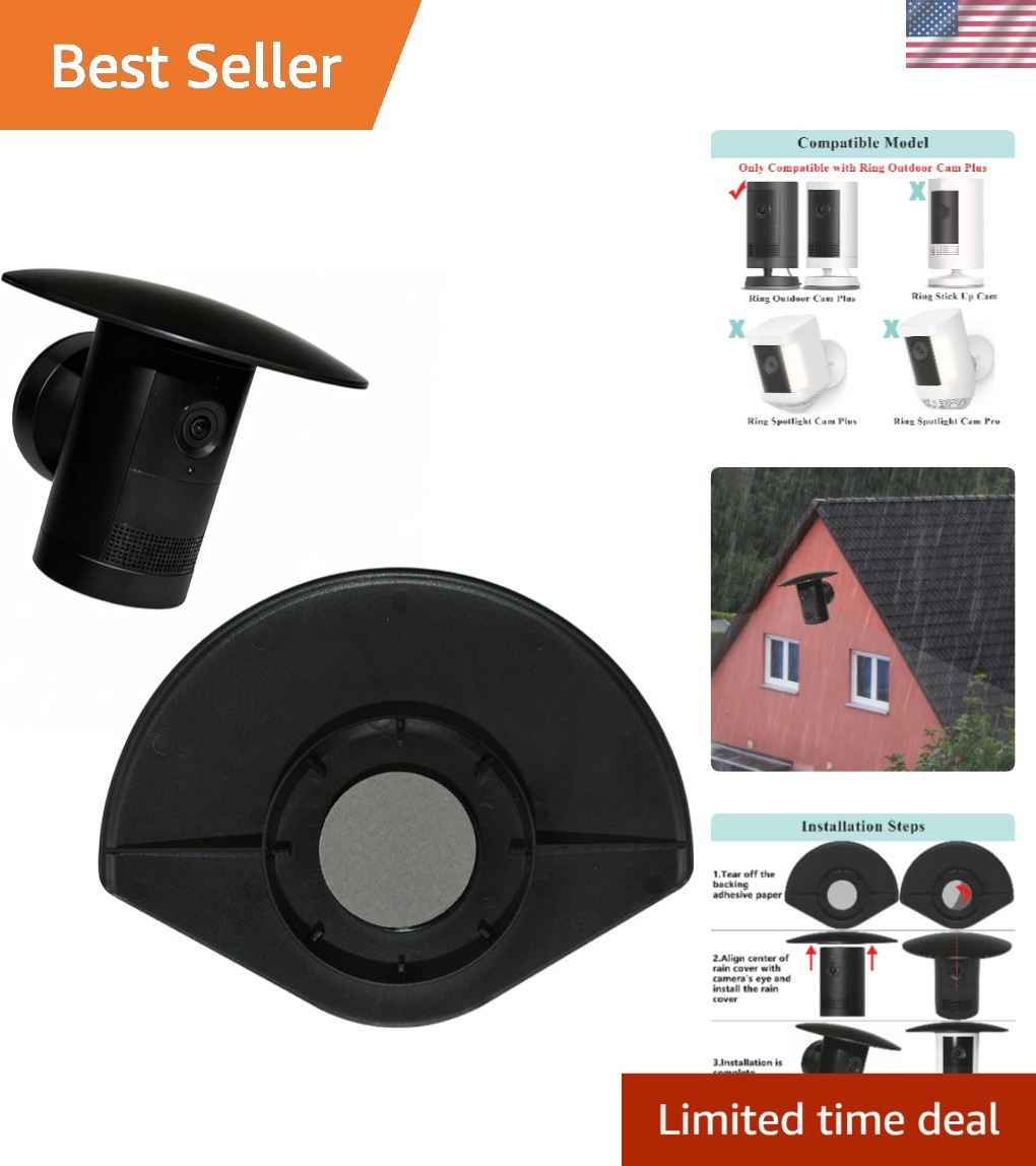 UV Resistant Camera Protector Shield for Ring Outdoor Cam Plus – Easy Fit