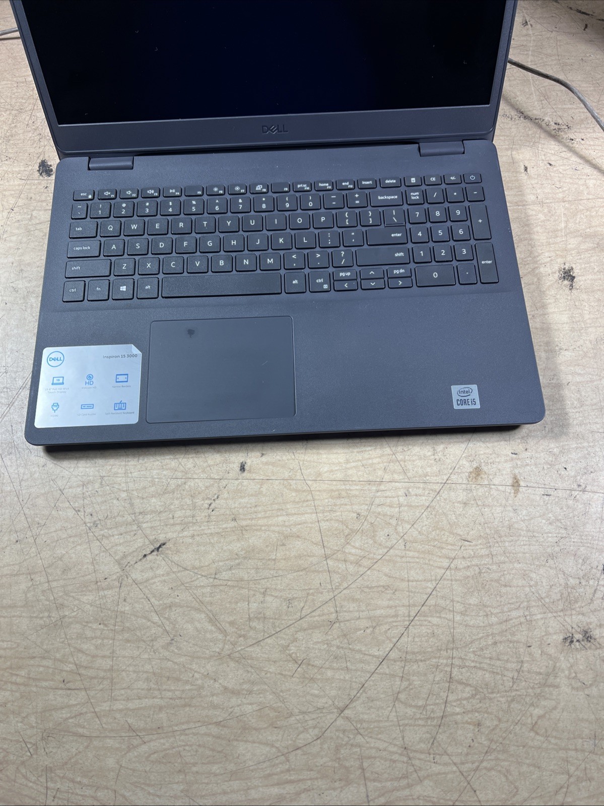 DELL INSPIRION 3501 INTEL CORE I5-1035G1 8GB RAM **NO HD/ NO CADDIE/ NO OS