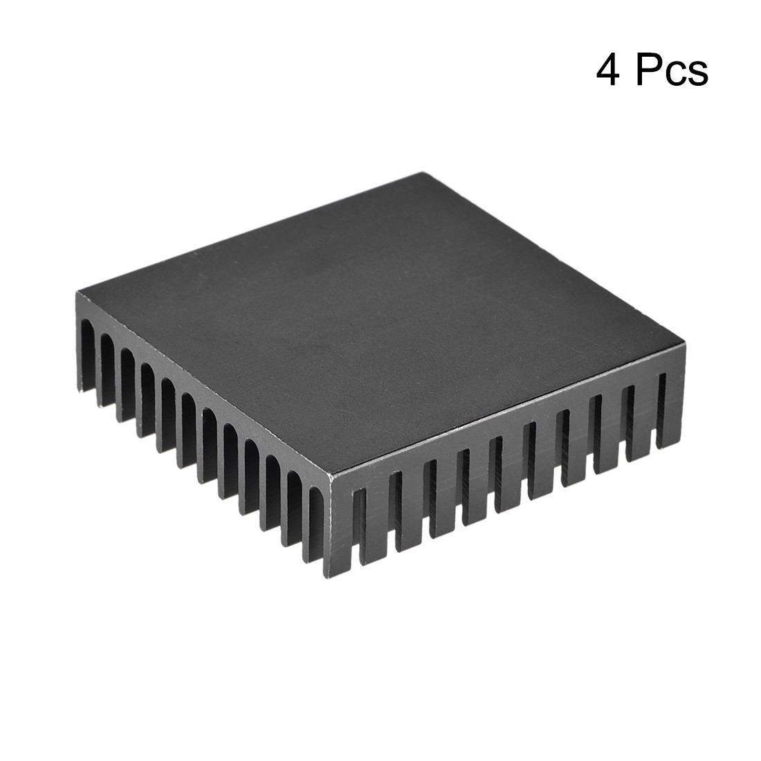 Electronic Radiators Heatsink for Stepper Motor,3D Printer 40x40x11mm Black 4pcs