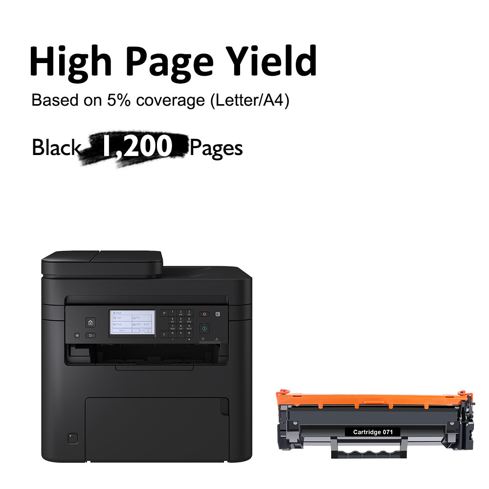 Compatible 071 Toner Cartridge with New Chip for Canon imageCLASS MF270 MF272dw