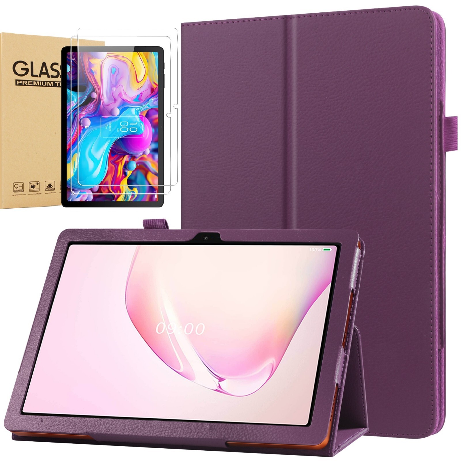 Case for TECLAST T40AIR/T40HD Cover Folio Stand PU Leather Case/Screen Protector
