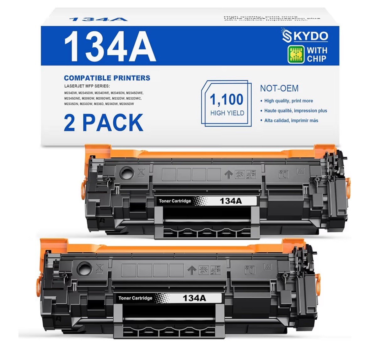 [WITH NEW CHIP] W1340A Toner Cartridge for HP 134A LaserJet M209 M209dw M234sdw