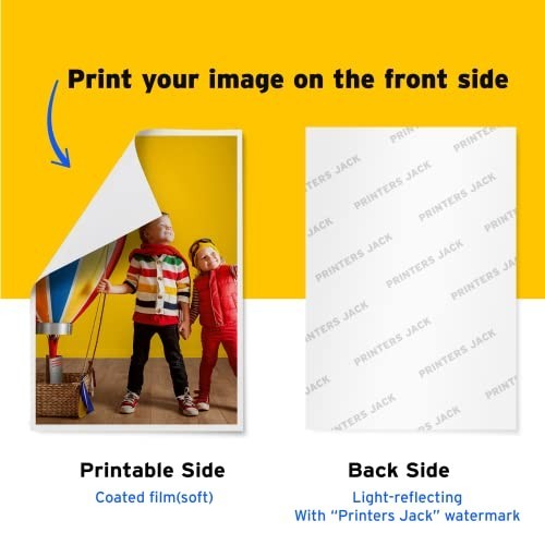 Water Slide Decal Paper 20 Sheets A4 Inkjet Clear Printable Transfer for