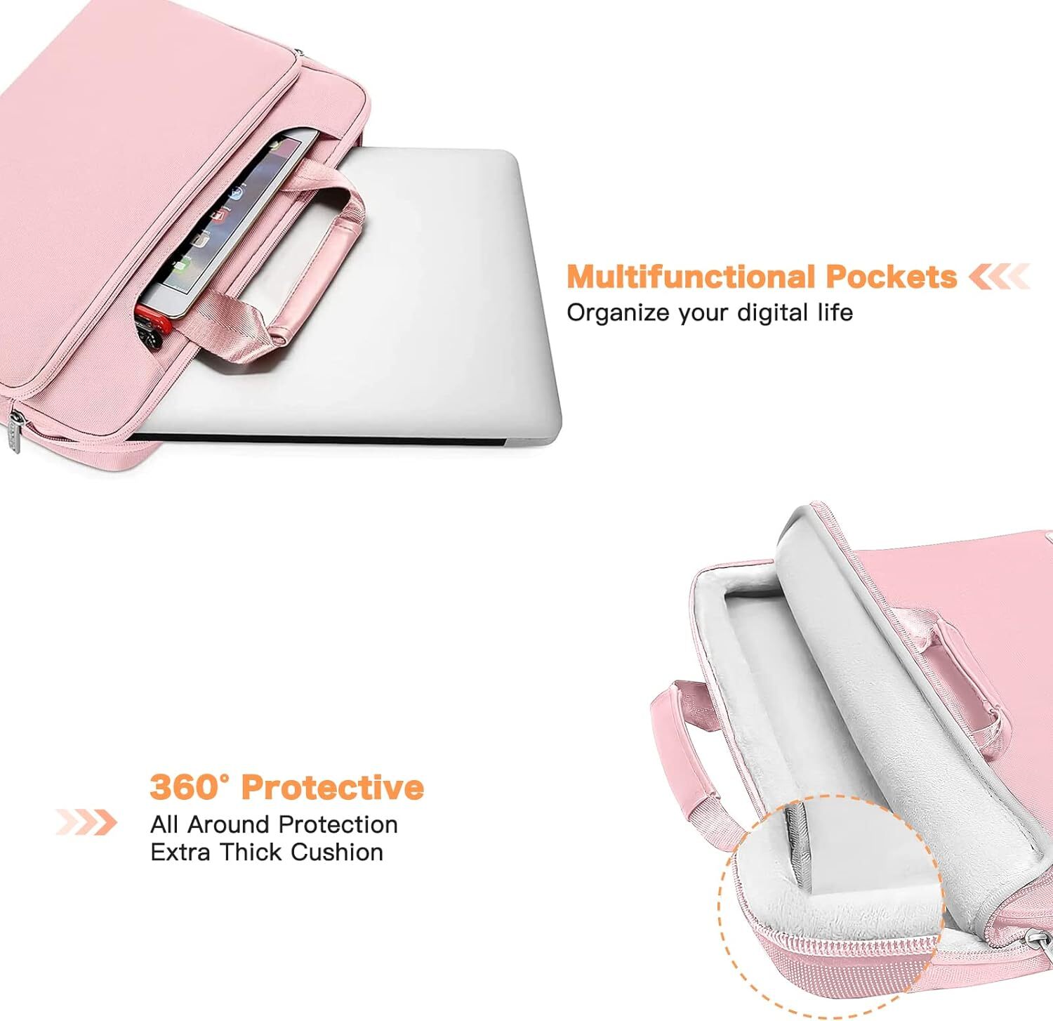 Laptop Bag Case For MacBook Pro Air M1 M2 13 14 15 16 17 inch HP Acer Asus Dell