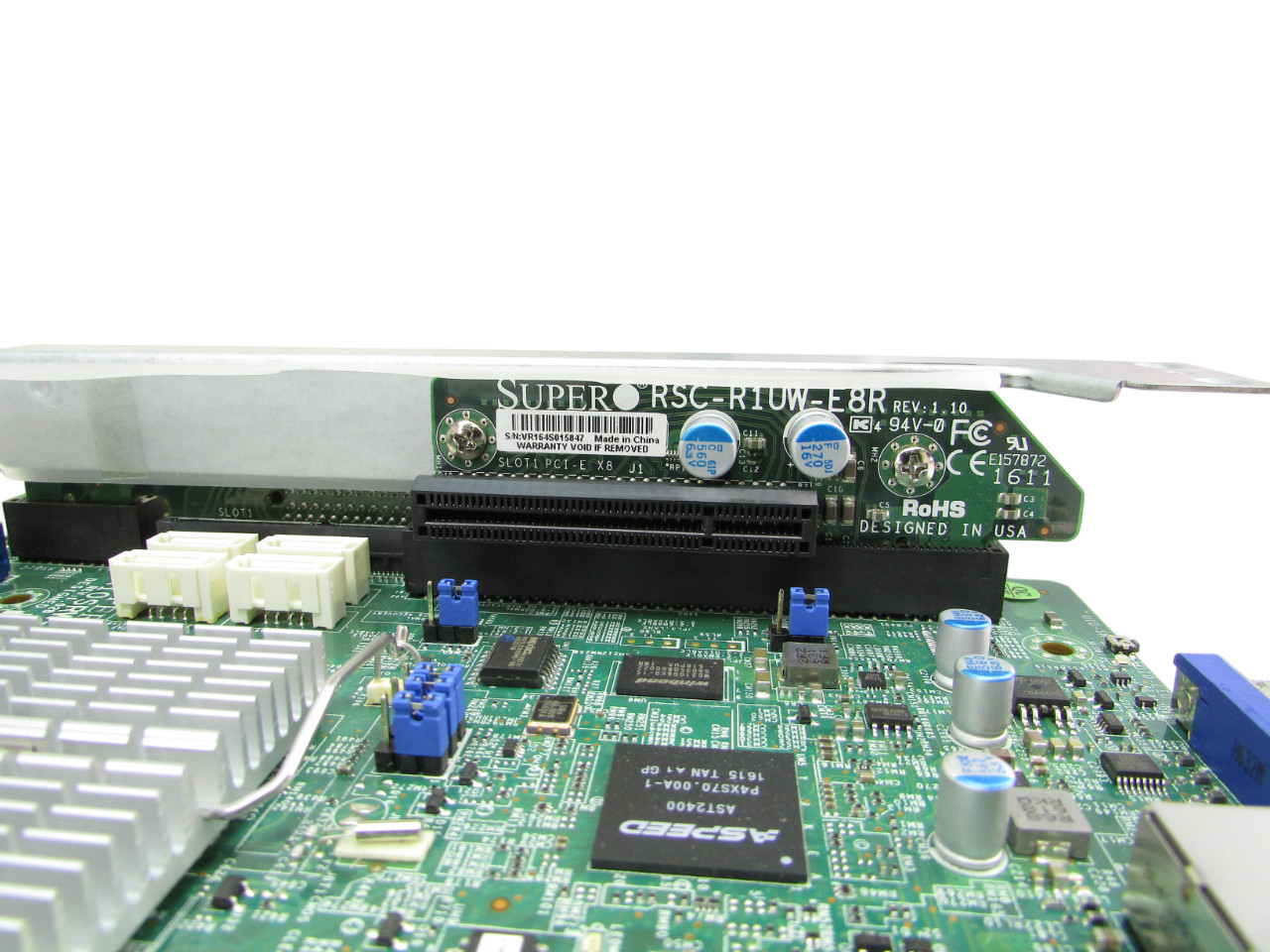Supermicro X10SRW-F LGA2011-3 Socket Server MotherBoard W/ RSC-R1UW-E8R No CPU