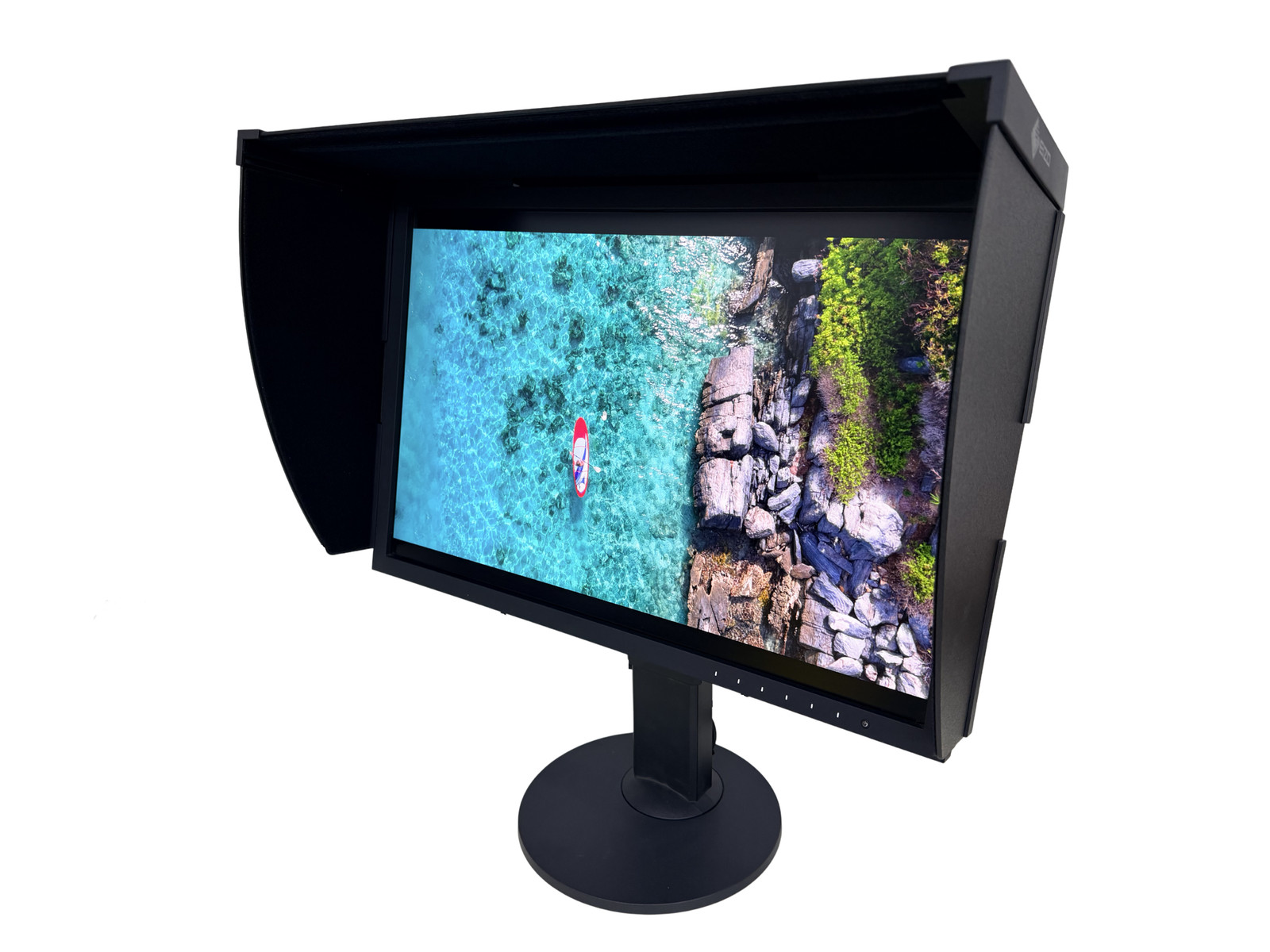 Eizo ColorEdge Monitor 24″ CG2420 W/ Original Stand and Visor 0FTD2166