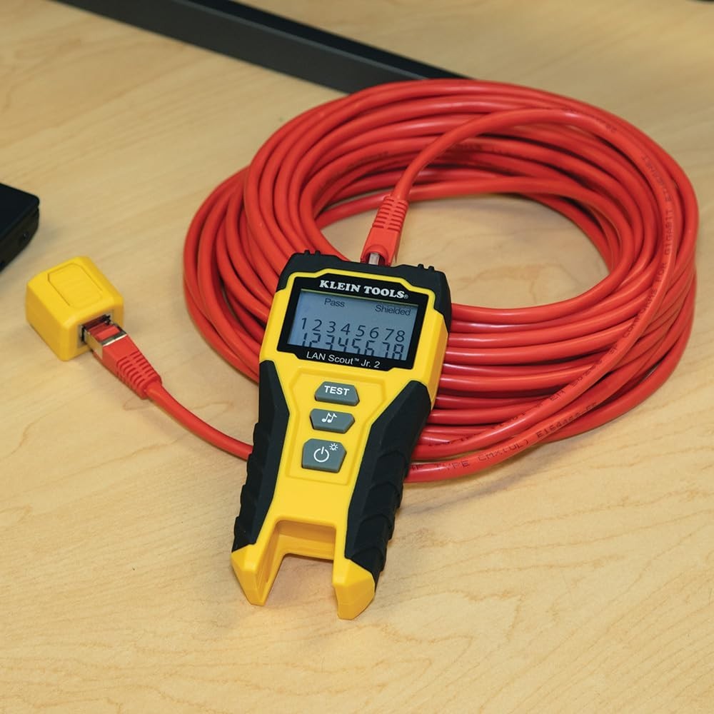 200 Cable Tester, LAN Scout Jr. 2 Ethernet Tester for CAT 5e, CAT 6/6A Cables…