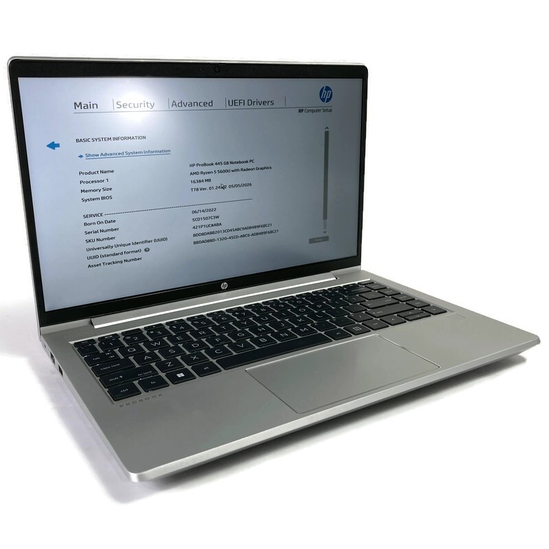 HP ProBook 445 G8 14″ Laptop Ryzen 5 5600U 2.3GHz 16GB 512GB NVMe SSD – Win 11