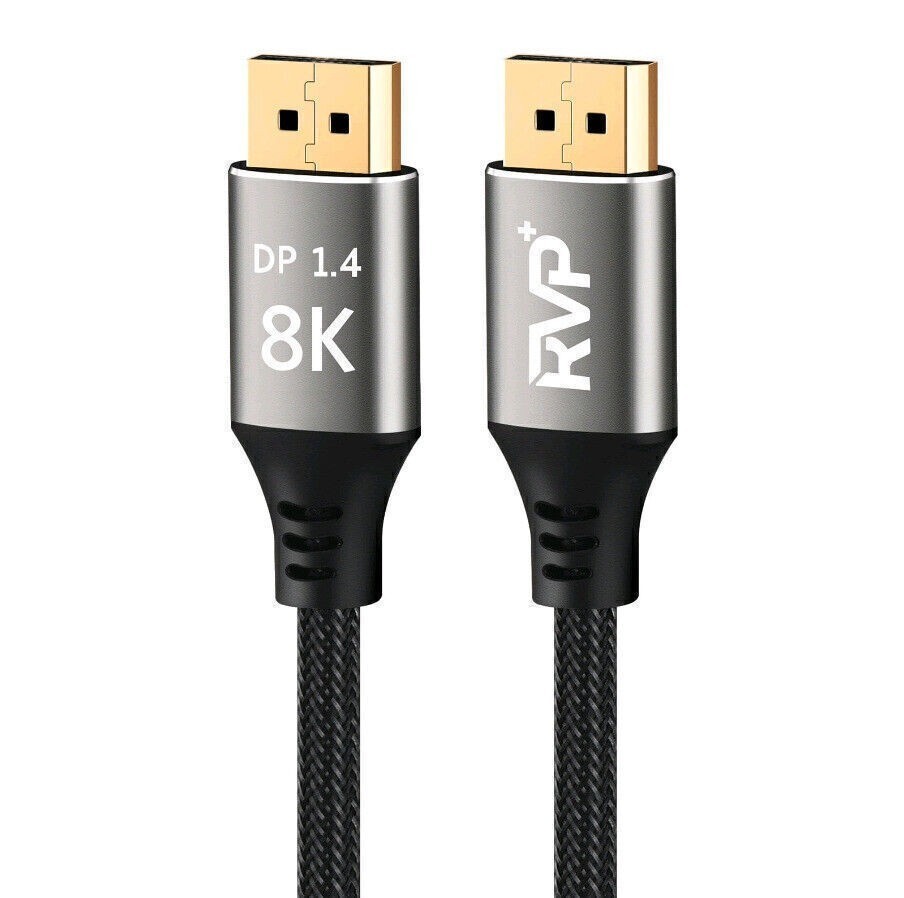 Display Port to Display Port Cable HDR DP 1.4 Male to Male 8K UHD Cord 5/10/15FT