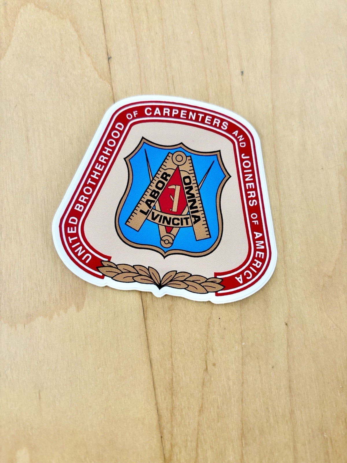 United Brotherhood Carpenters Sticker Vinyl Decal Labor Union 3″ USA