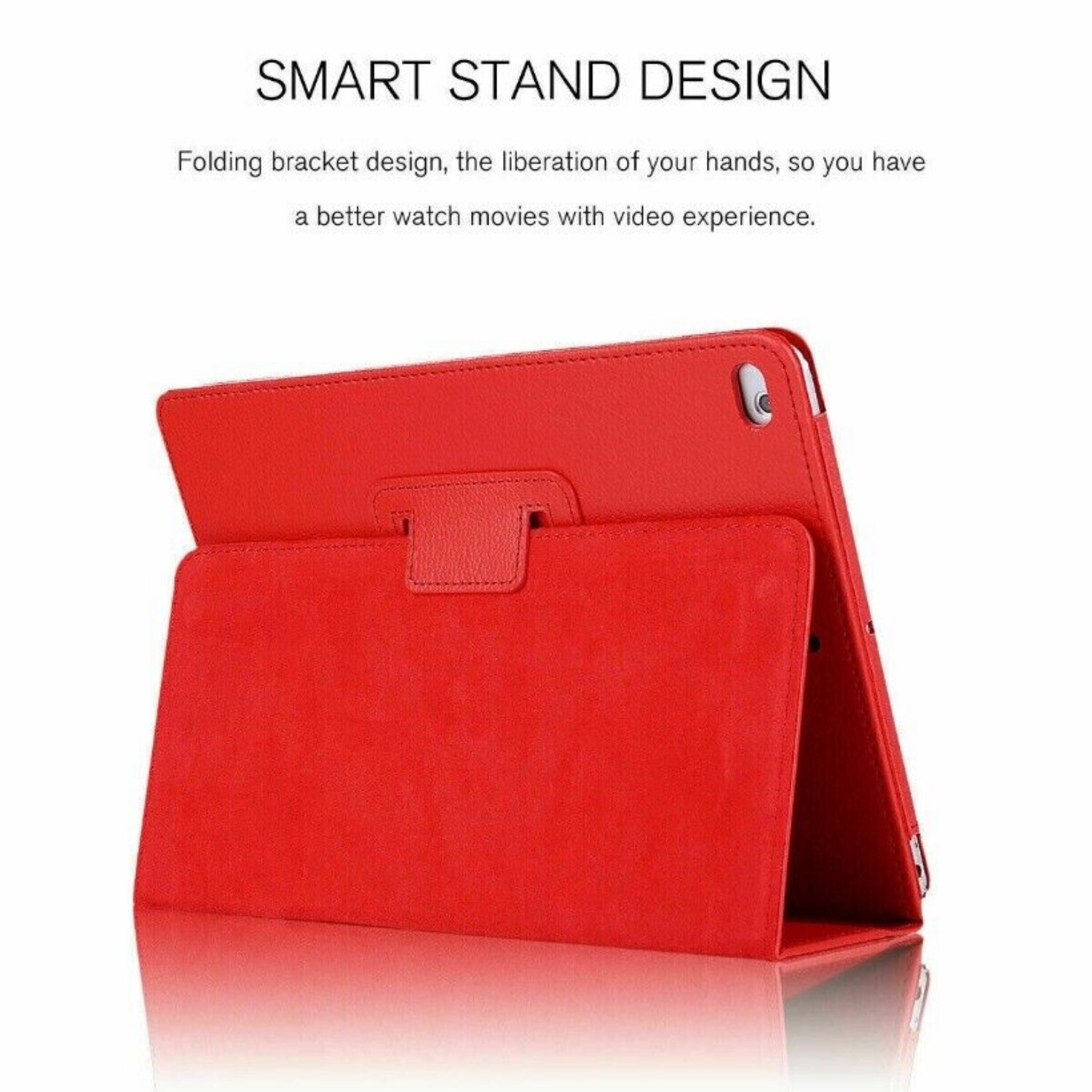 For iPad 2nd/3rd/4th/5th/6th Generation Air 1 2 PU Leather Protective Case Cover