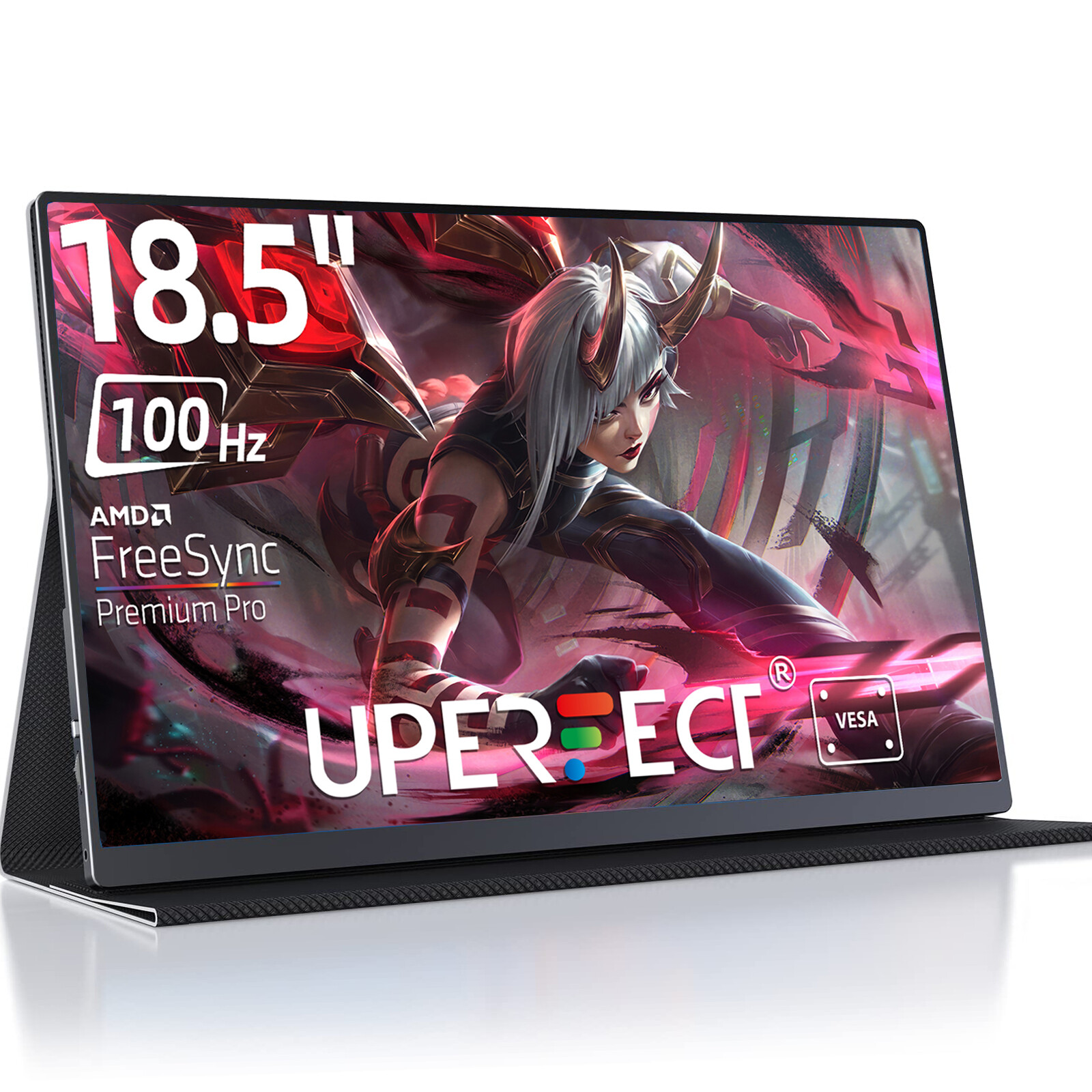 UPERFECT 100Hz Gaming Monitor 18.5″ 1920×1080 USB-C Portable Monitor for PS Xbox