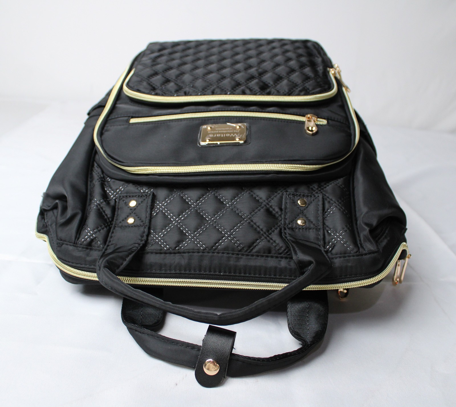 Weitars Women’s Work Laptop Backpack & Lunch Tote Set BE5 Black One Size