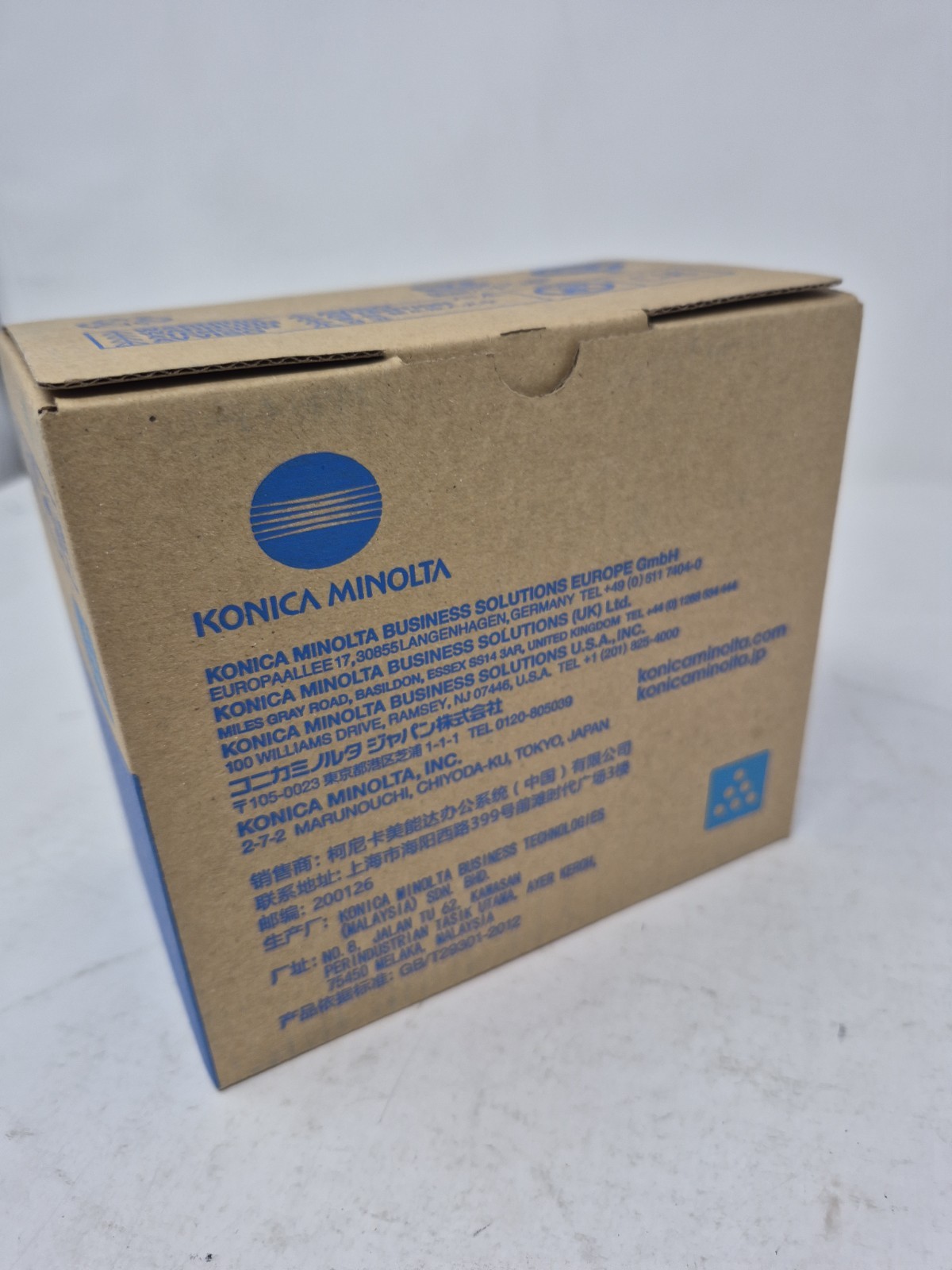 Konica Minolta TNP49C Toner Cartridge-Cyan (C) A95W430-New Open Box