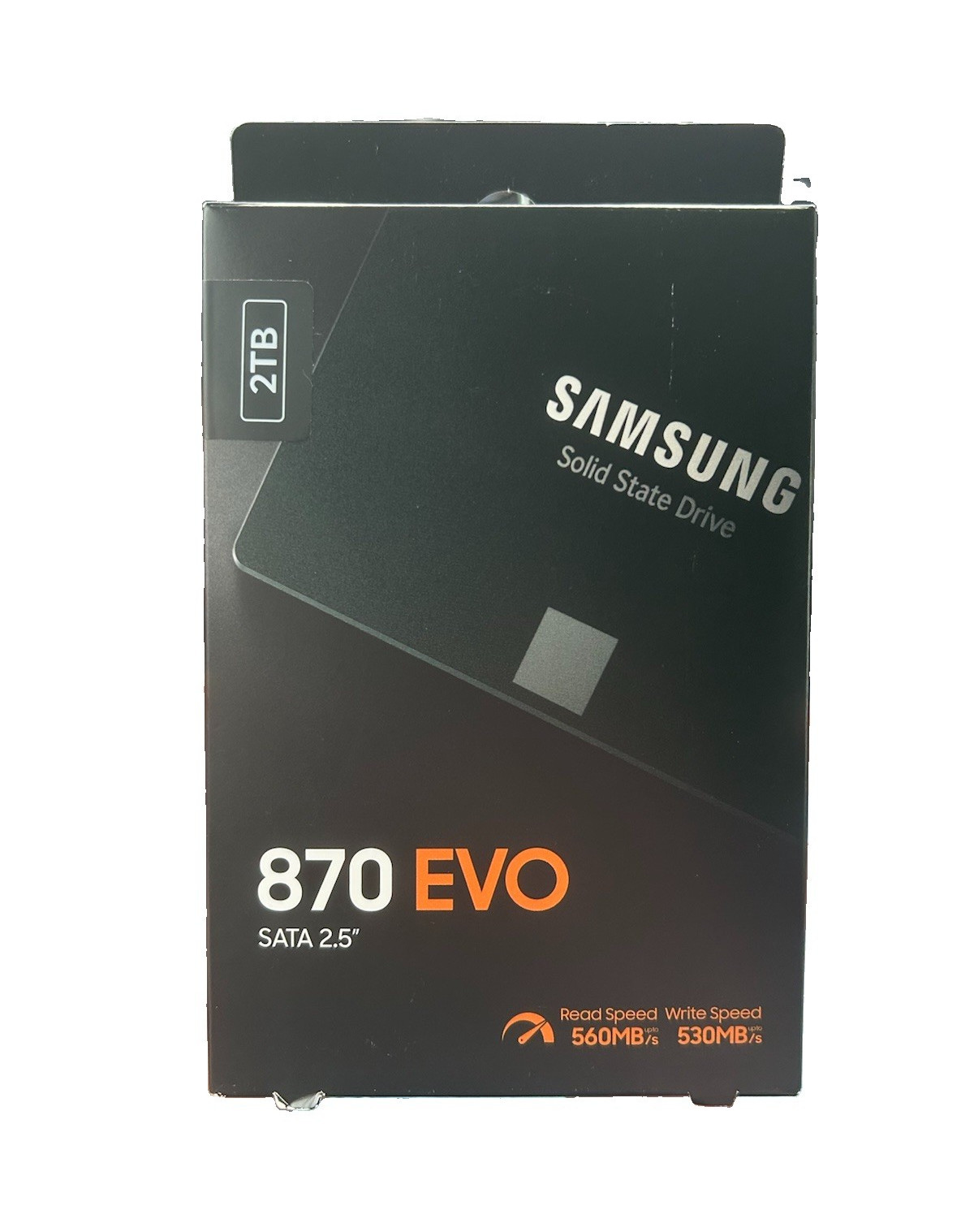 Samsung 870 EVO 2TB SATA 2.5in Internal SSD Black 560MB/s Read 530MB/s