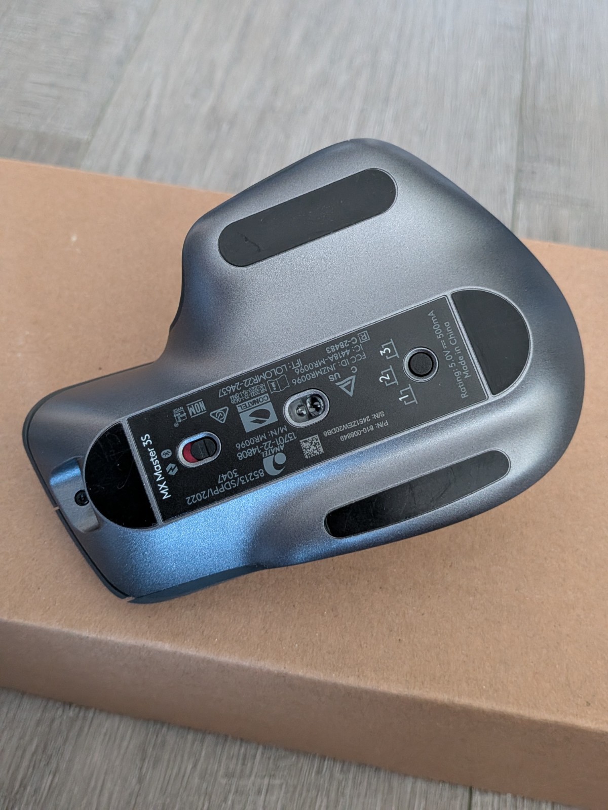 Logitech MX Master 3S Bluetooth Edition Wireless Mouse, No USB Receiver