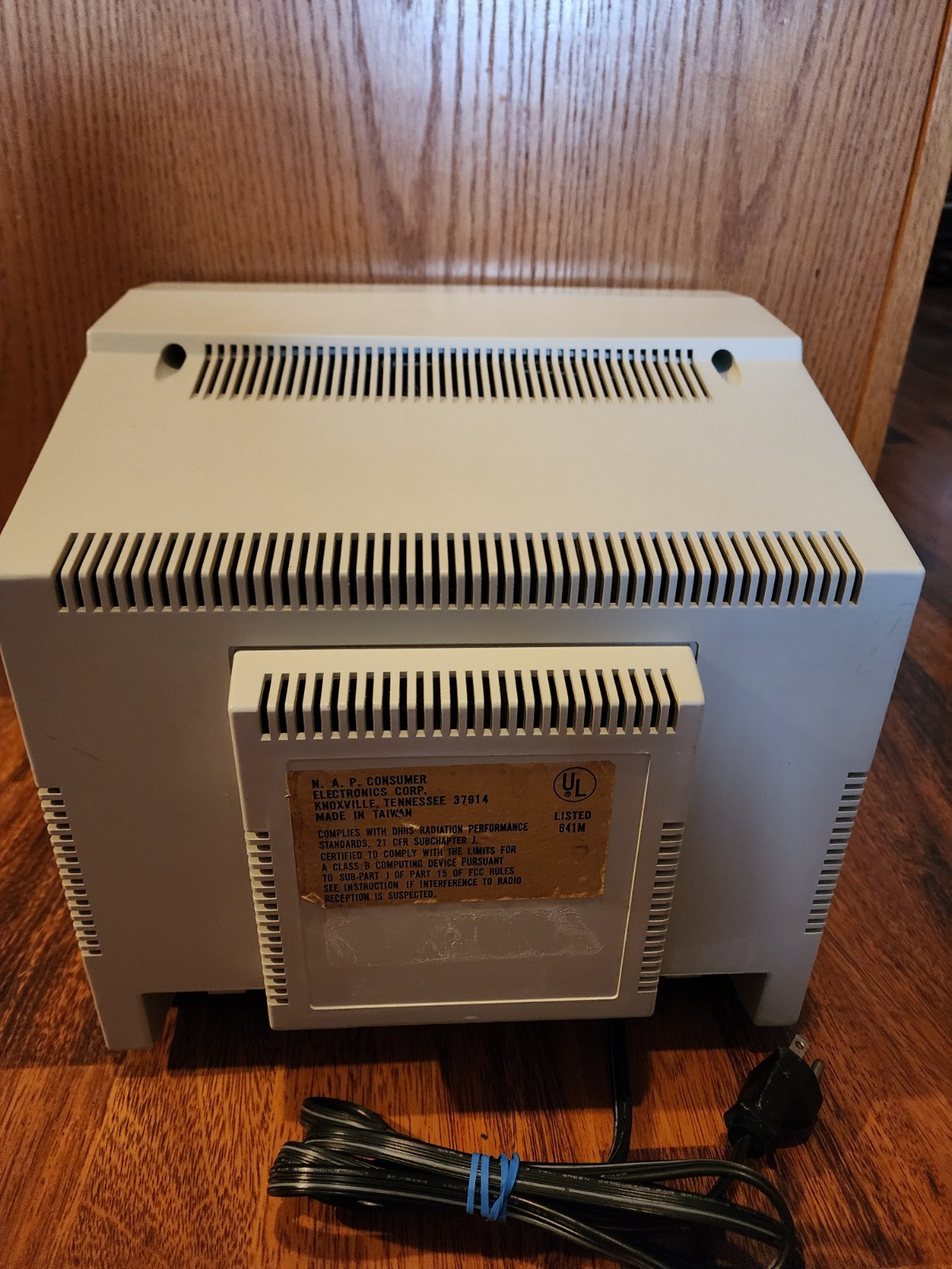 Vtg 1989 Magnavox N. A. P. 11.5″ Monochrome Computer Monitor 80 Model With A/V