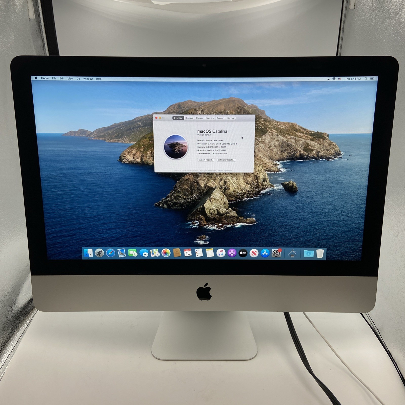 Apple iMac 21.5″ (2013) A1418 Intel i5-4570R @ 2.7GHz 8GB RAM 1TB HDD MacOS