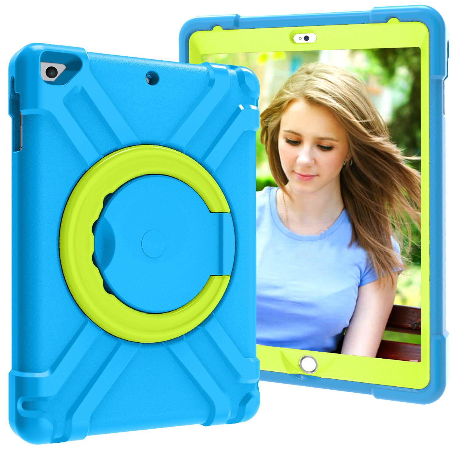 For iPad Pro 11-in 1st 2nd 3rd 4th Generation Shockproof Rotate Case Cover Stand